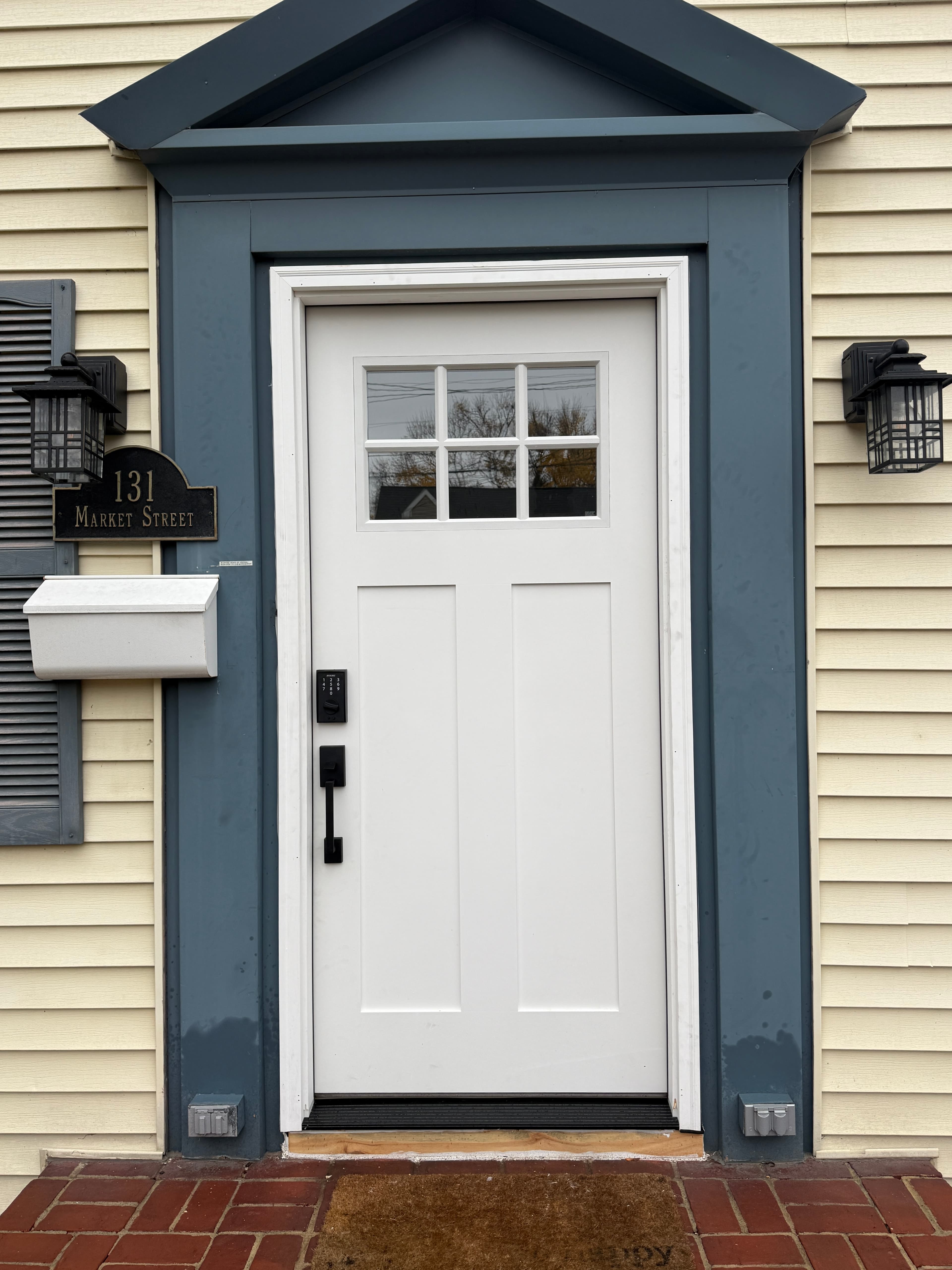 Professional door installation by TriCraft Handyman Services in Ephrata PA